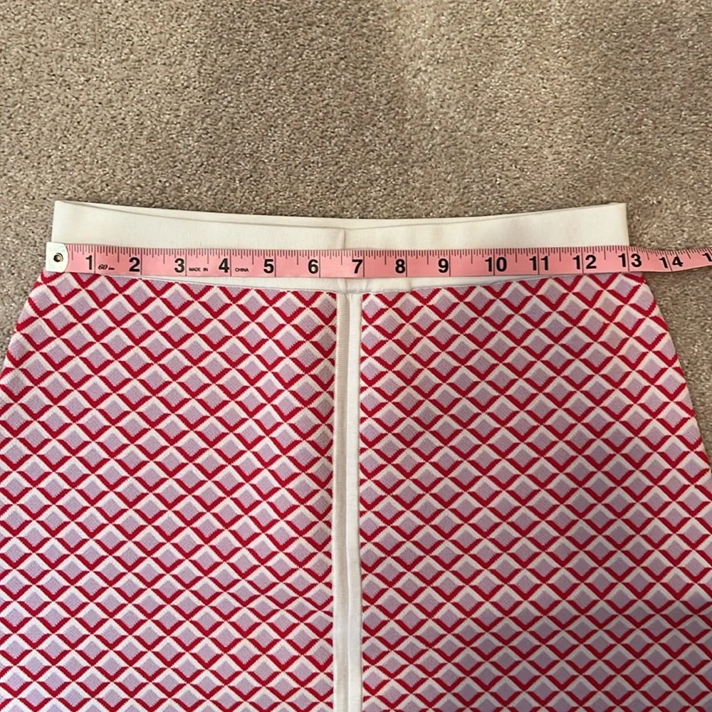 Sandro Matching Set Skirt & Top - Pink/Red Pattern - S - Picture 11 of 15
